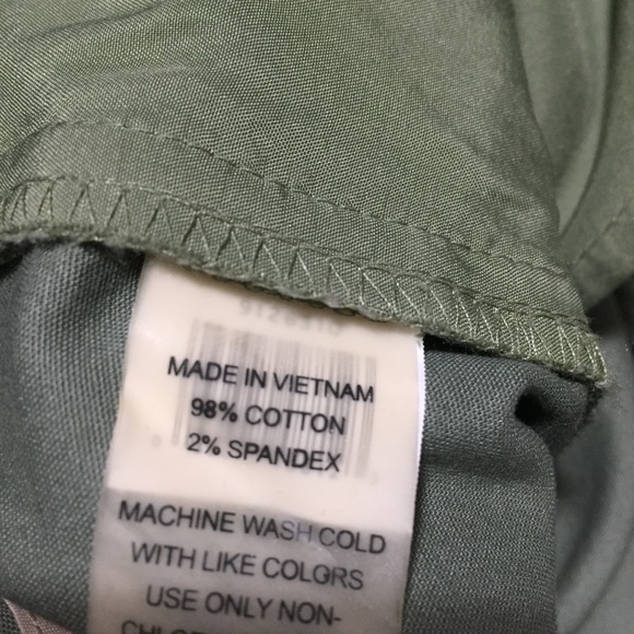 Banana Republic Martin Fit Pants Women’s 0 Green (Inseam 27.5) - Picture 8 of 9